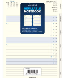 Filofax Notebook Refill Month Planner 2027 _27-15210_